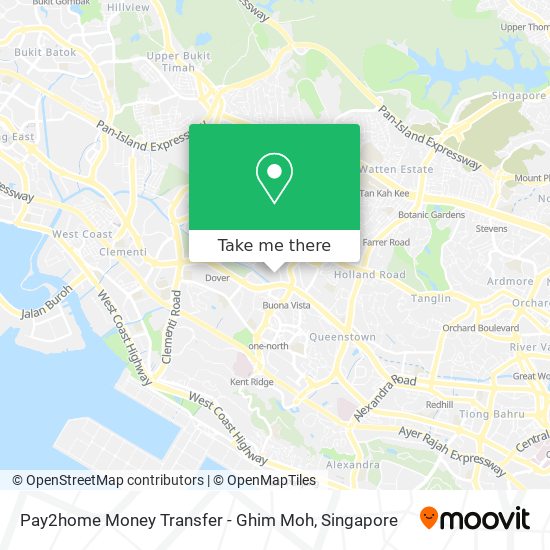 Pay2home Money Transfer - Ghim Moh map