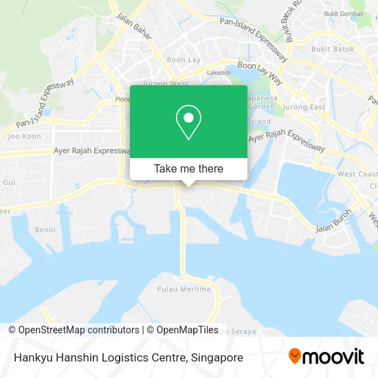 Hankyu Hanshin Logistics Centre map