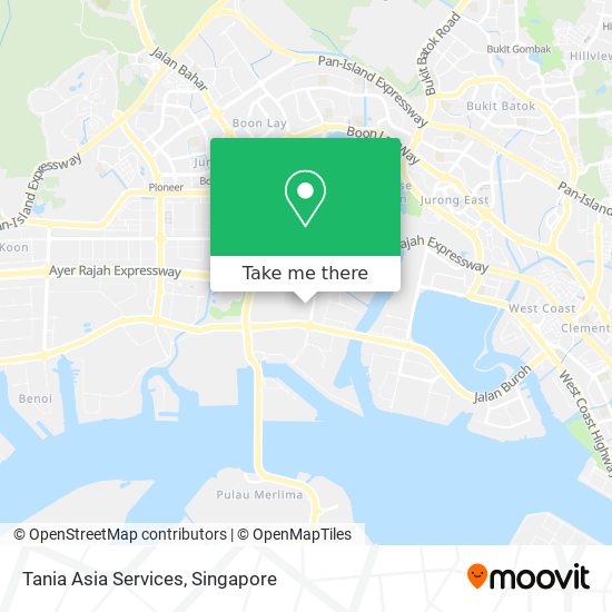 Tania Asia Services map
