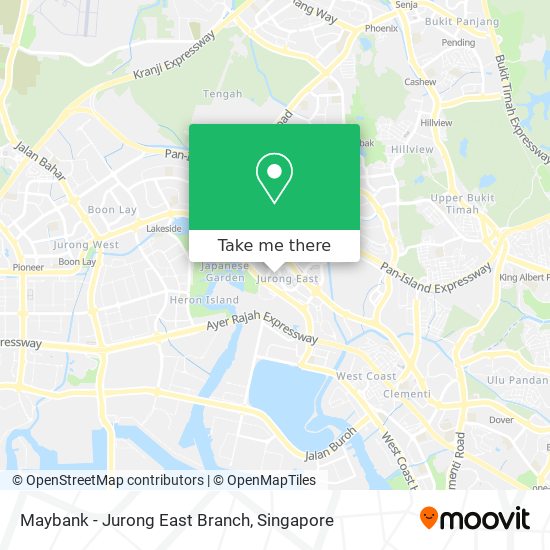 Maybank - Jurong East Branch map