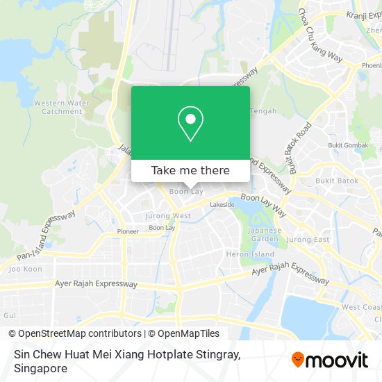 Sin Chew Huat Mei Xiang Hotplate Stingray map