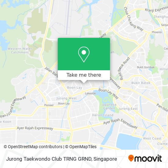 Jurong Taekwondo Club TRNG GRND map