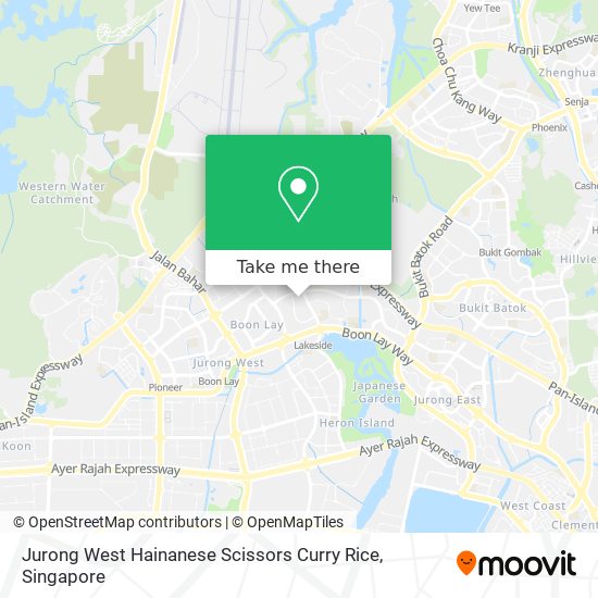 Jurong West Hainanese Scissors Curry Rice map