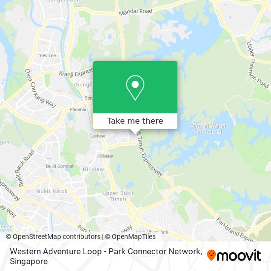 Western Adventure Loop - Park Connector Network地图