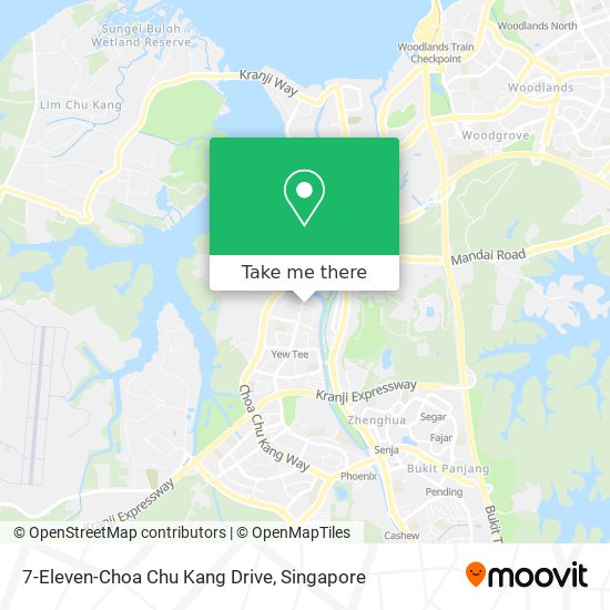 7-Eleven-Choa Chu Kang Drive map