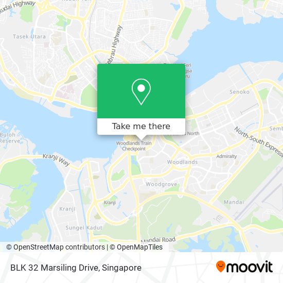 BLK 32 Marsiling Drive地图