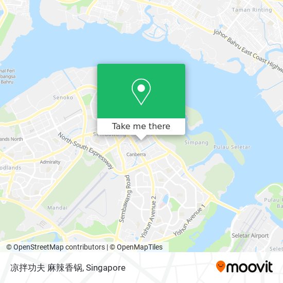 凉拌功夫 麻辣香锅 map