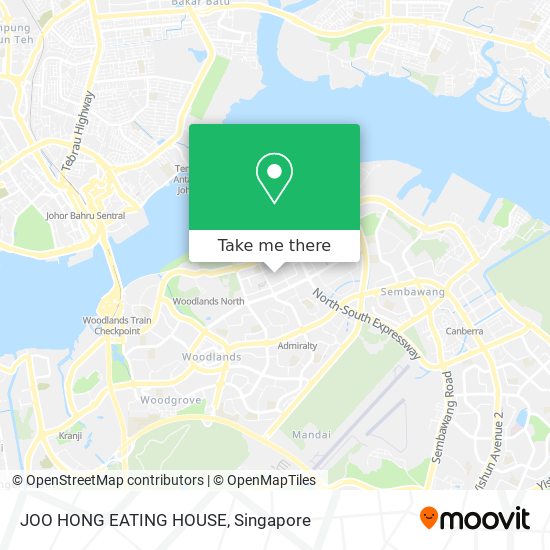 JOO HONG EATING HOUSE map