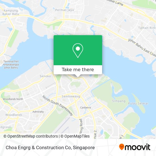 Choa Engrg & Construction Co map
