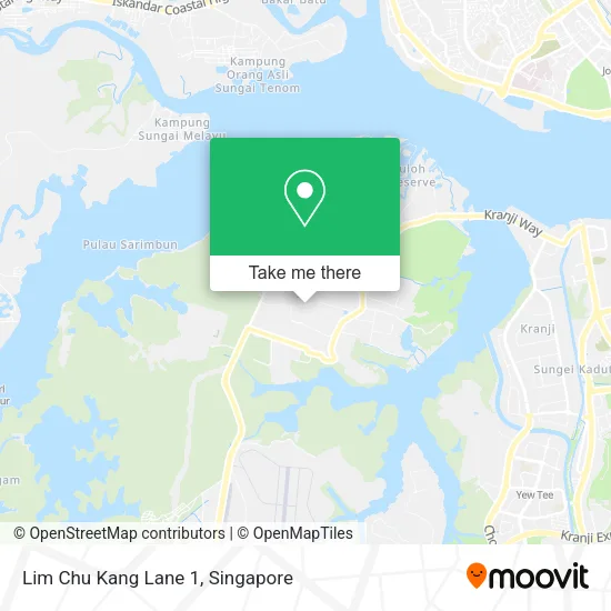 Lim Chu Kang Lane 1 map