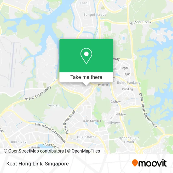 Keat Hong Link map