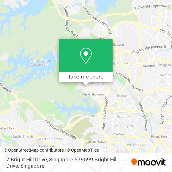 7 Bright Hill Drive, Singapore 579599 Bright Hill Drive map