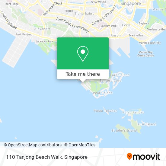 110 Tanjong Beach Walk map