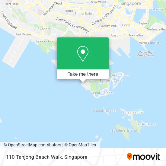 110 Tanjong Beach Walk map