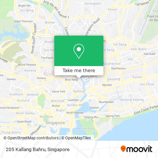 205 Kallang Bahru map