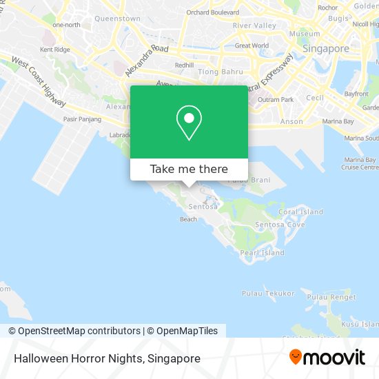 Halloween Horror Nights map