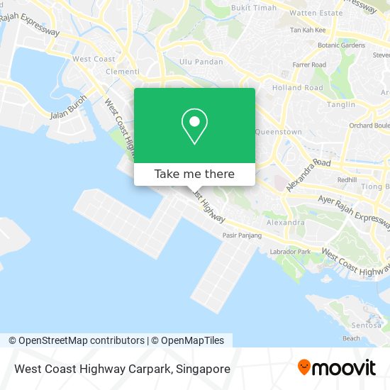 West Coast Highway Carpark map