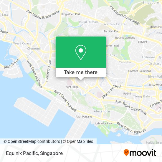 Equinix Pacific map