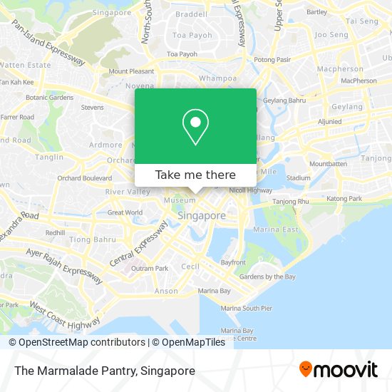 The Marmalade Pantry map