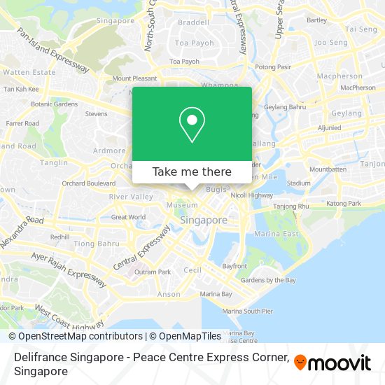 Delifrance Singapore - Peace Centre Express Corner map