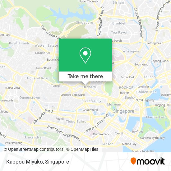 Kappou Miyako map