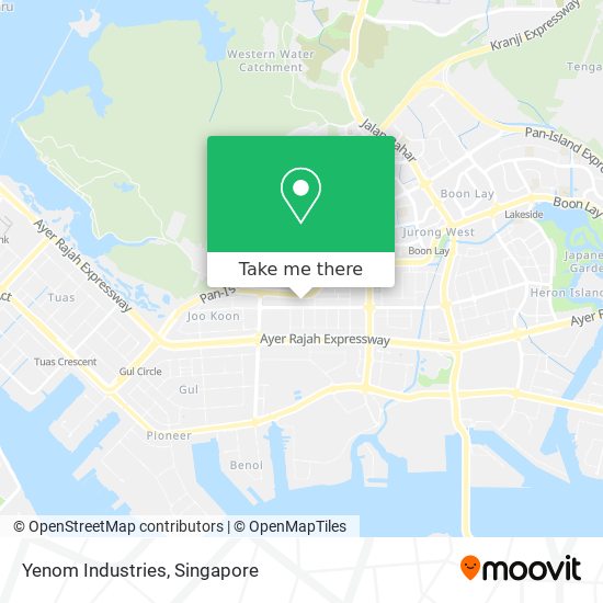 Yenom Industries map