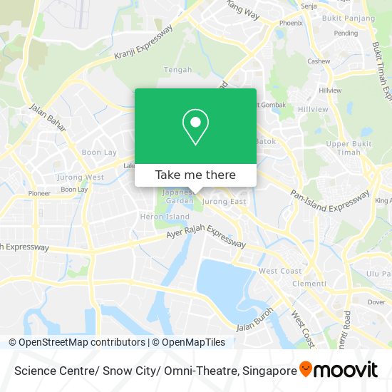 Science Centre/ Snow City/ Omni-Theatre map