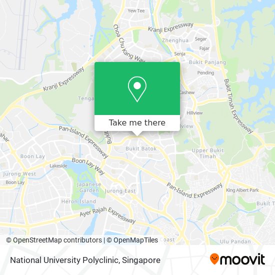 National University Polyclinic map