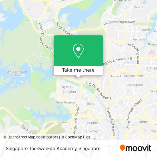 Singapore Taekwon-do Academy map