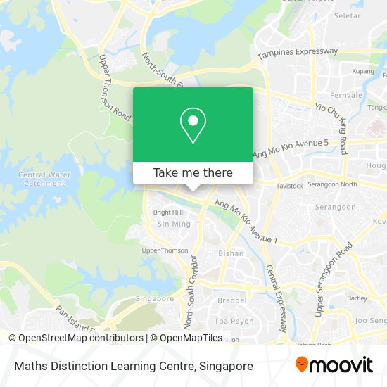 Maths Distinction Learning Centre map