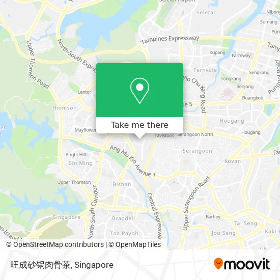 旺成砂锅肉骨茶 map