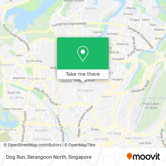 Dog Run, Serangoon North map