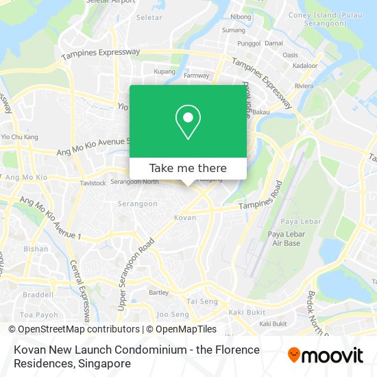 Kovan New Launch Condominium - the Florence Residences map