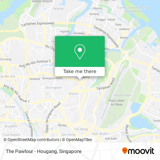 The Pawlour - Hougang map