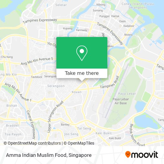 Amma Indian Muslim Food map