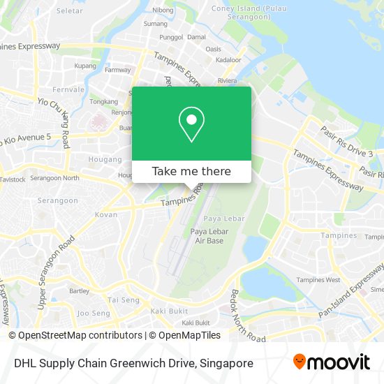 DHL Supply Chain Greenwich Drive map