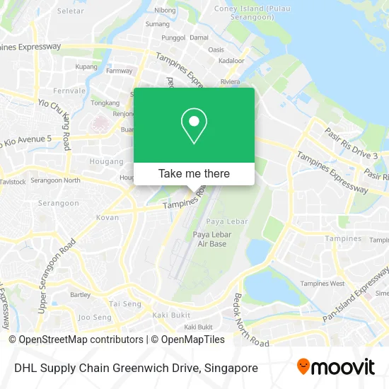 DHL Supply Chain Greenwich Drive map