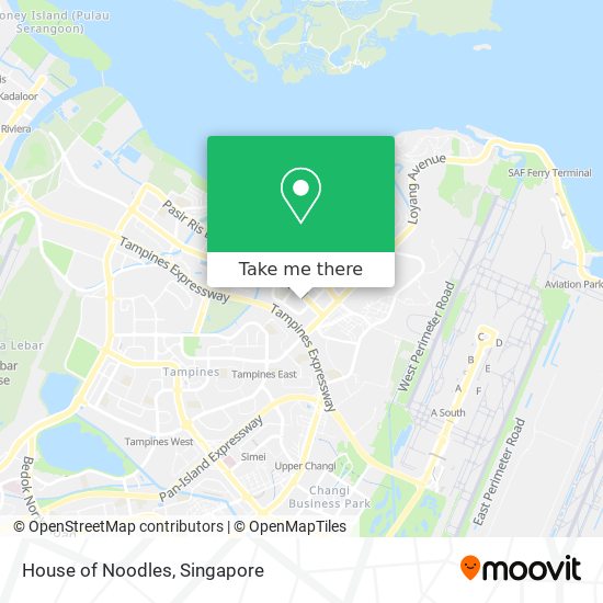 House of Noodles map