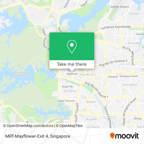 MRT-Mayflower-Exit 4 map