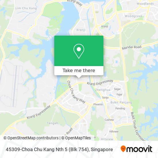 45309-Choa Chu Kang Nth 5 (Blk 754) map