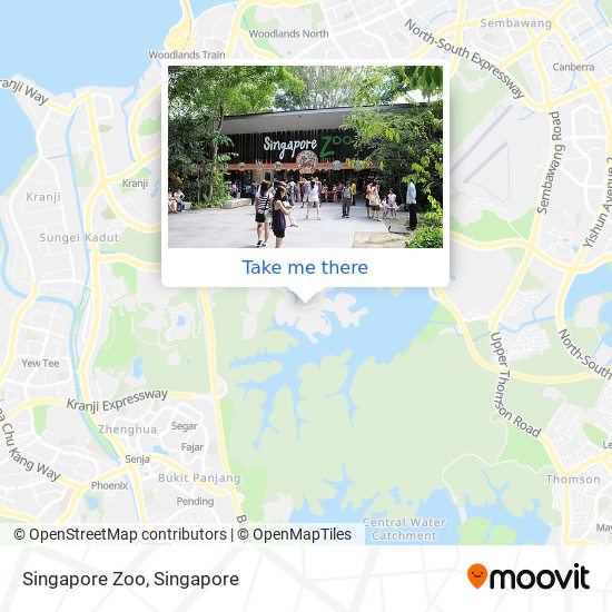 Singapore Zoo map
