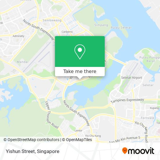 Yishun Street map