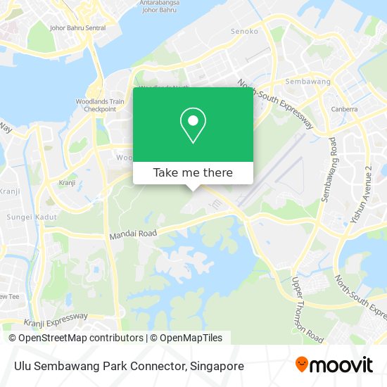 Ulu Sembawang Park Connector map