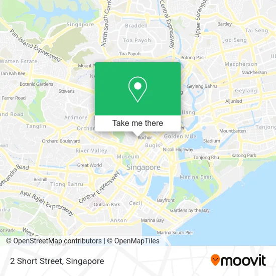 2 Short Street map