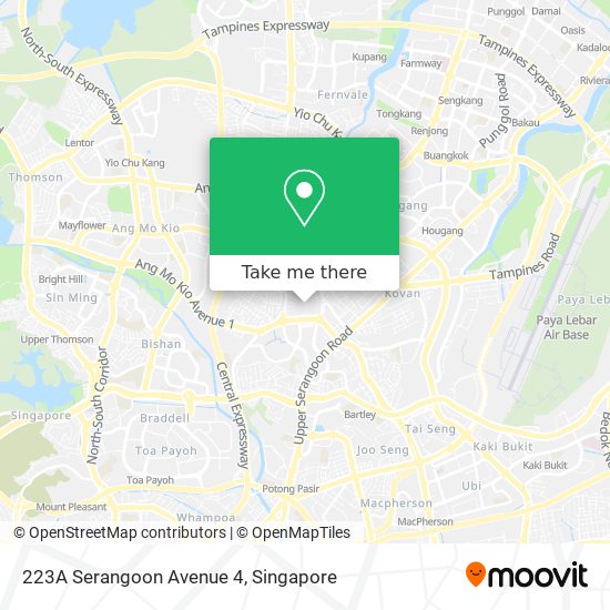 223A Serangoon Avenue 4 map