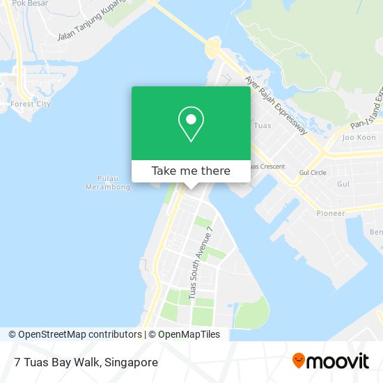 7 Tuas Bay Walk map