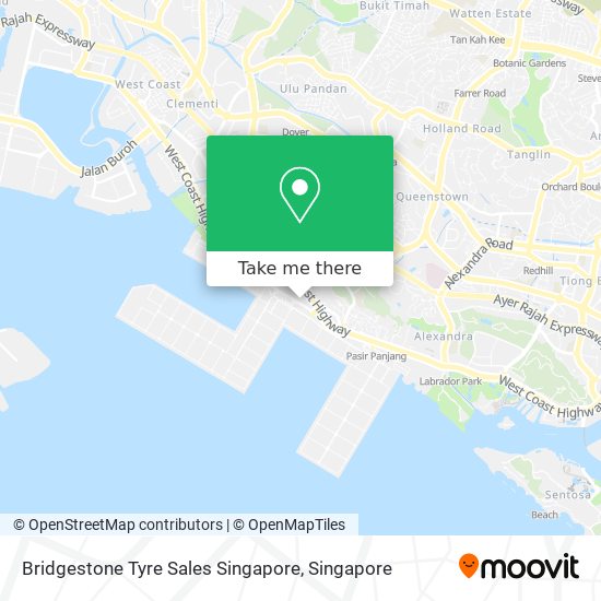 Bridgestone Tyre Sales Singapore map