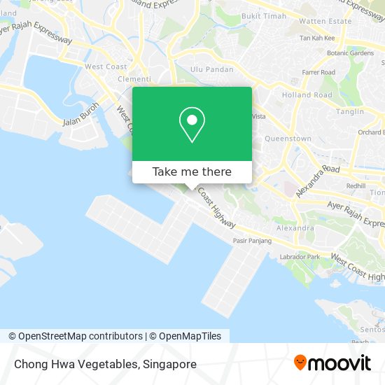 Chong Hwa Vegetables map