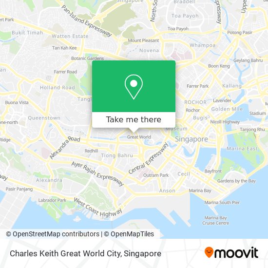 Charles Keith Great World City地图