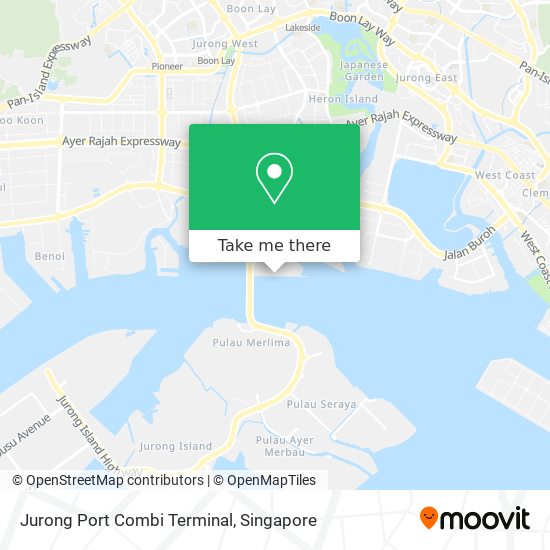 Jurong Port Combi Terminal map